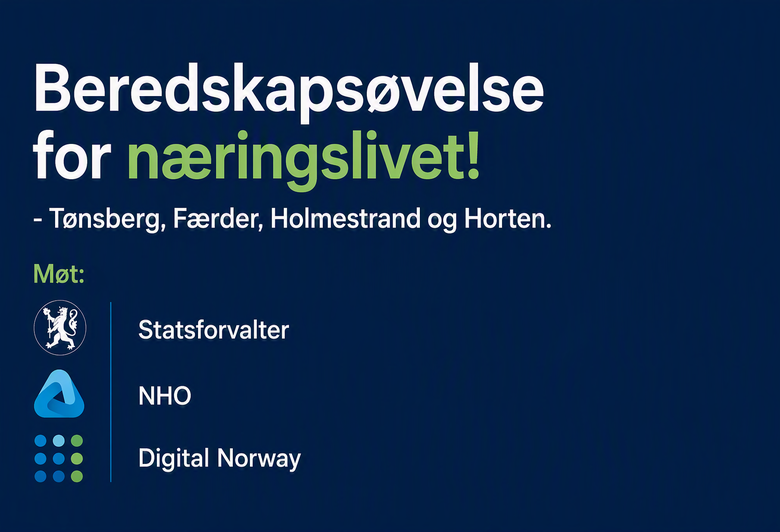 Beredskapsøvelse for næringslivet